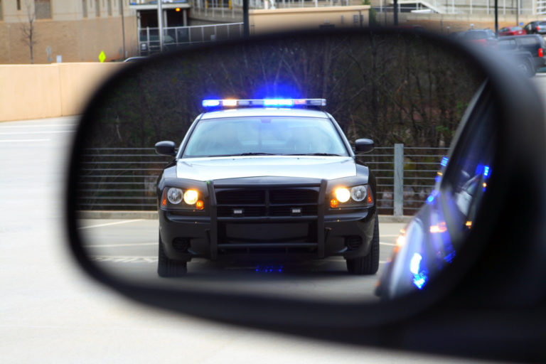 pulled over by police